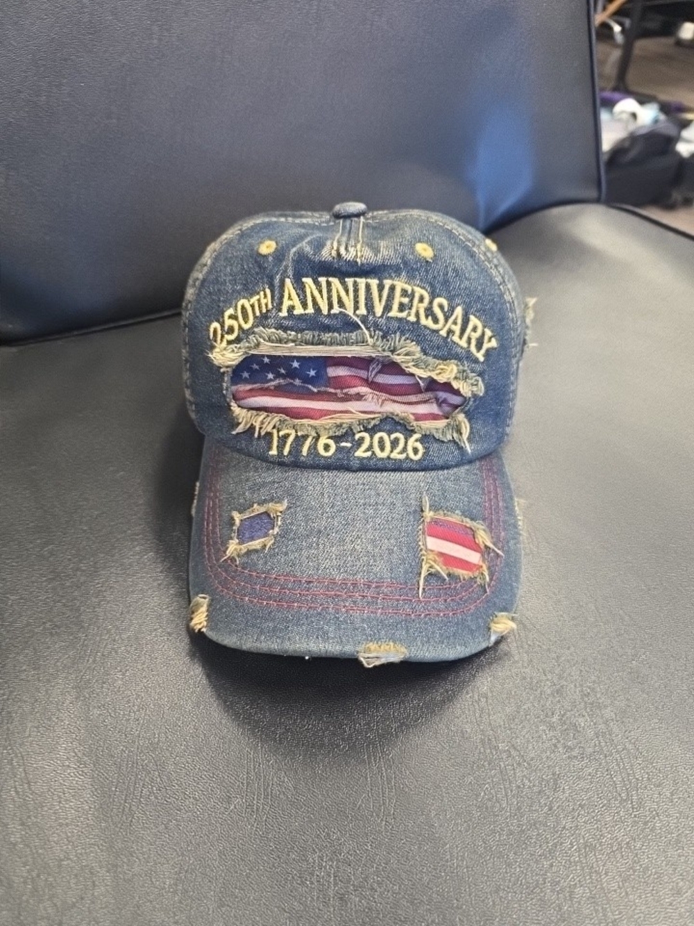Denim 250th Anniversary 1776-2026 Baseball Cap - Blue